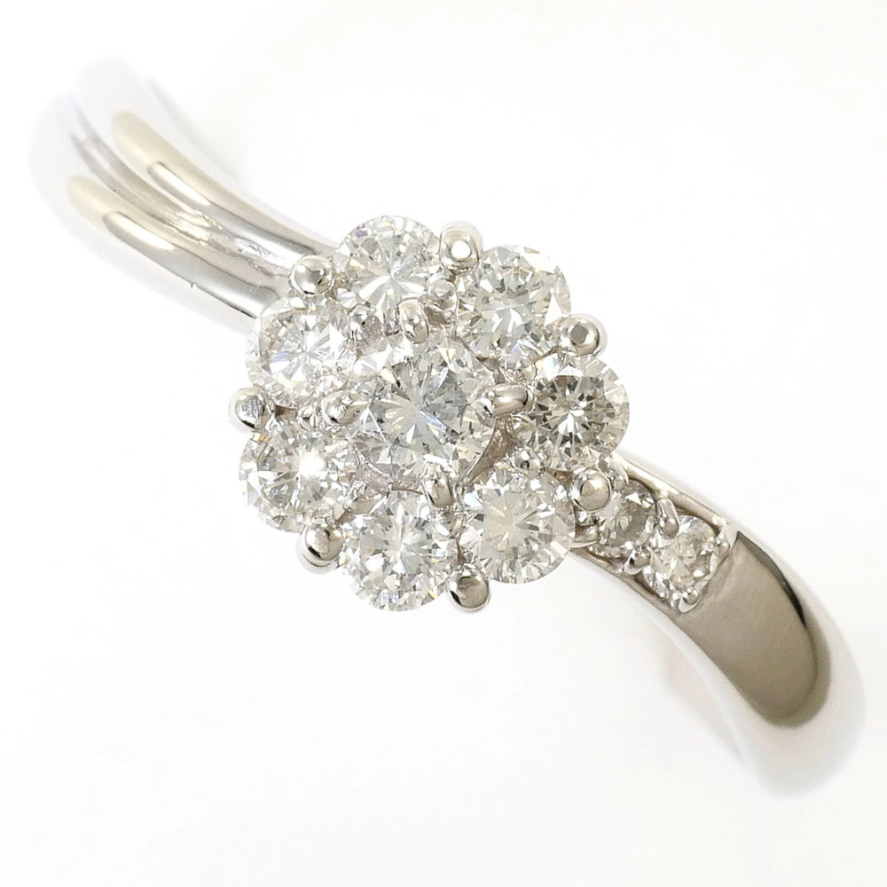 VINTAGE Silver Diamond Ring
